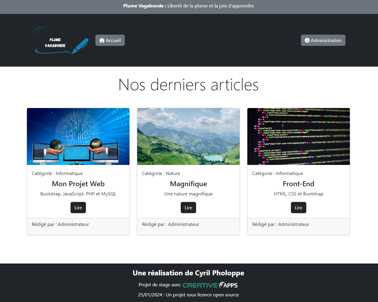 Mini CMS