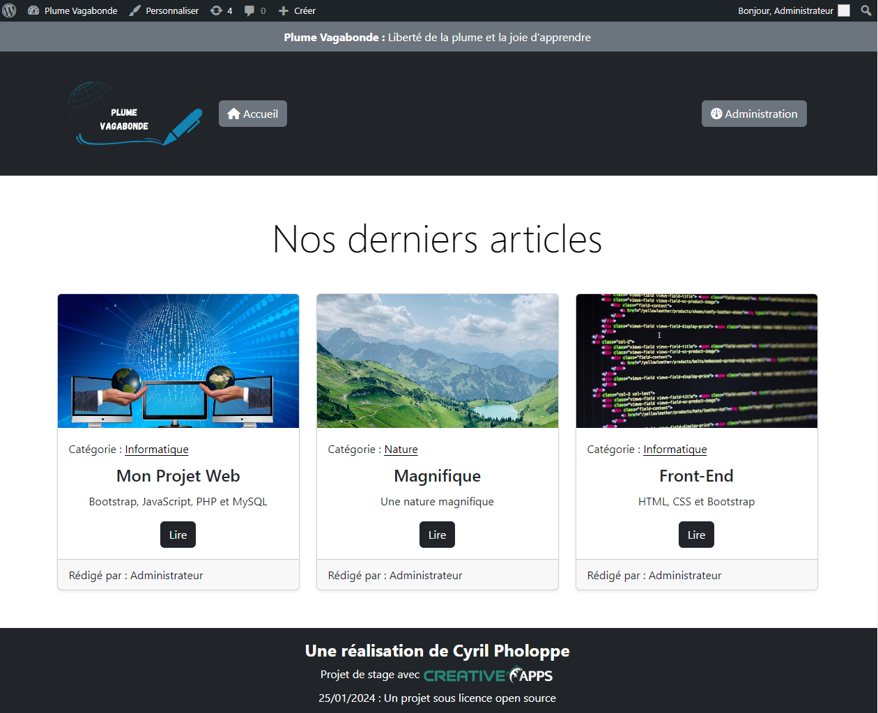 Mini CMS